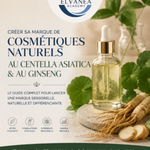 Créer sa marque de cosmétiques naturelles au centella asiatica et ginseng